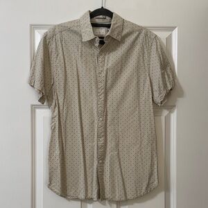 Denim & Flower Tan Polka Dot Button-Down Shirt